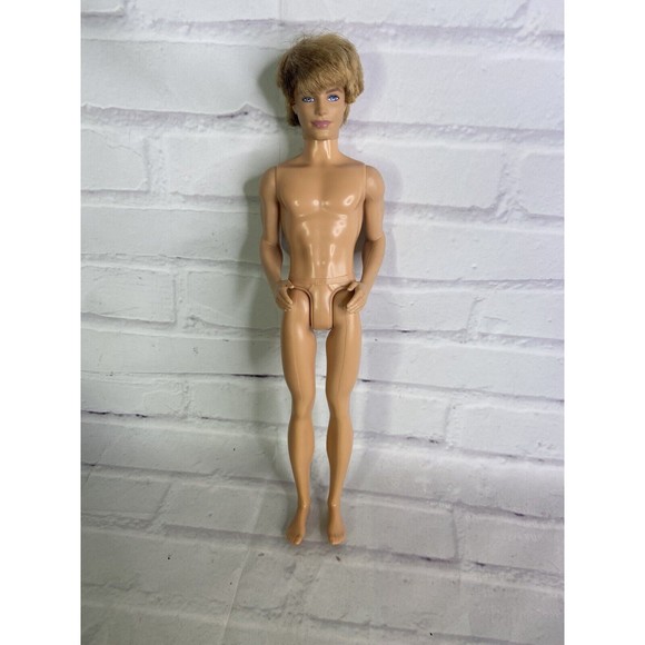 Mattel Ken Doll Boyfriend of Barbie Rooted Blonde Hair Blue...